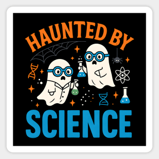 Haunted by Science Funny Ghost Halloween Teacher Gift Magnet